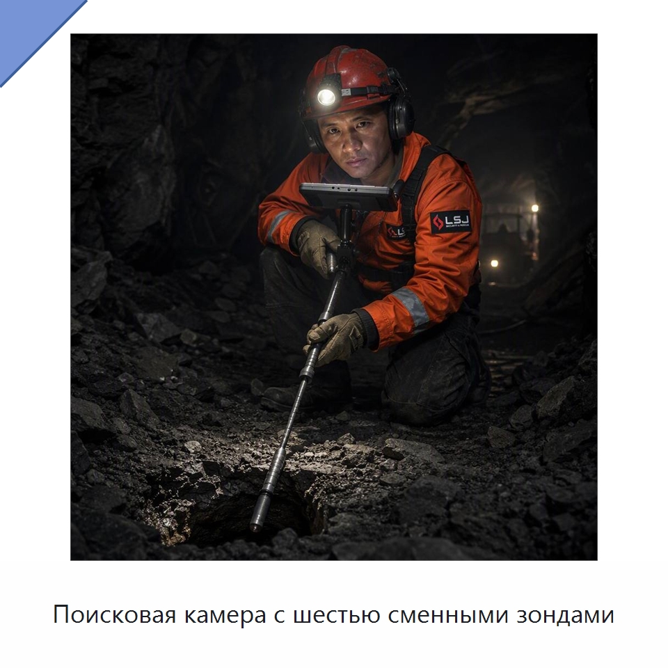 Поисковая камера с шестью сменными зондами — Испытательное оборудование