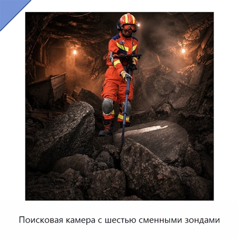 Поисковая камера с шестью сменными зондами