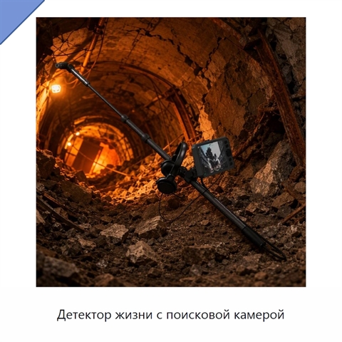 Детектор жизни с поисковой камерой