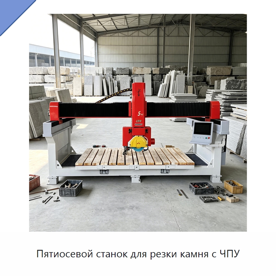 Пятиосевой станок для резки камня с ЧПУ — Оборудование для обработки камня