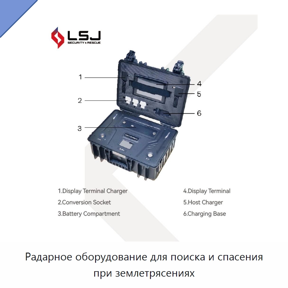 Радарное оборудование для поиска и спасения при землетрясениях — Испытательное оборудование