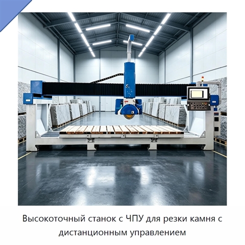 Высокоточный станок с ЧПУ для резки камня с дистанционным управлением