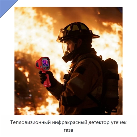 Тепловизионный инфракрасный детектор утечек газа