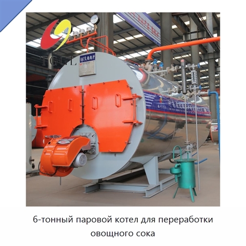 6-тонный паровой котел для переработки овощного сока