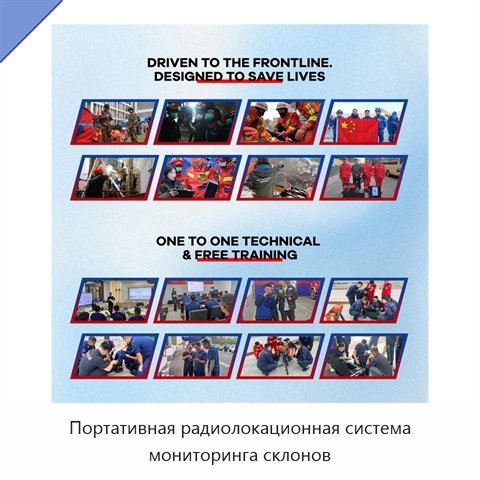 Портативная радиолокационная система мониторинга склонов