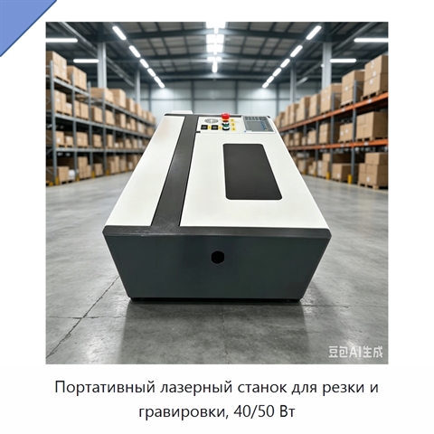 Портативный лазерный станок для резки и гравировки, 40/50 Вт
