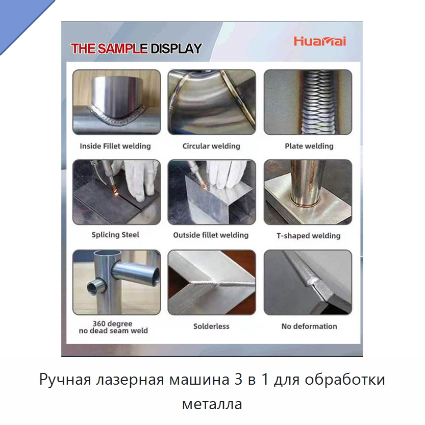 Ручная лазерная машина 3 в 1 для обработки металла — Установки лазерной сварки