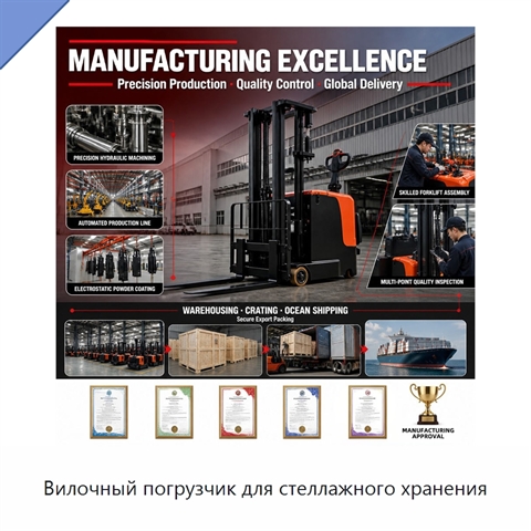 Вилочный погрузчик для стеллажного хранения