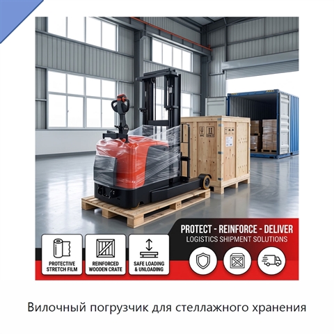 Вилочный погрузчик для стеллажного хранения