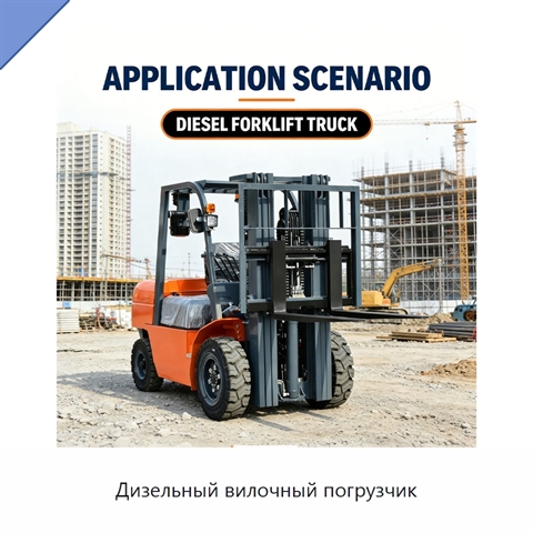 Дизельный вилочный погрузчик