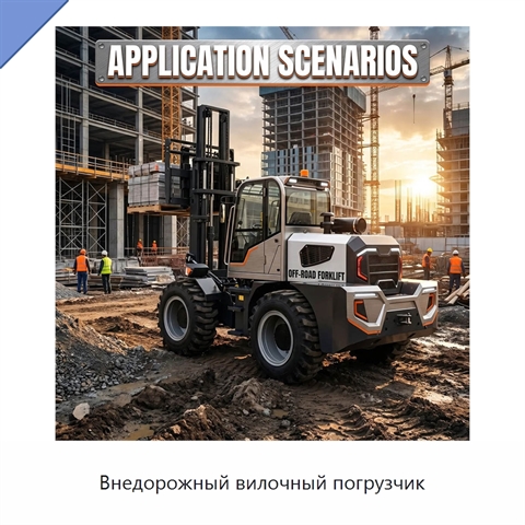 Внедорожный вилочный погрузчик