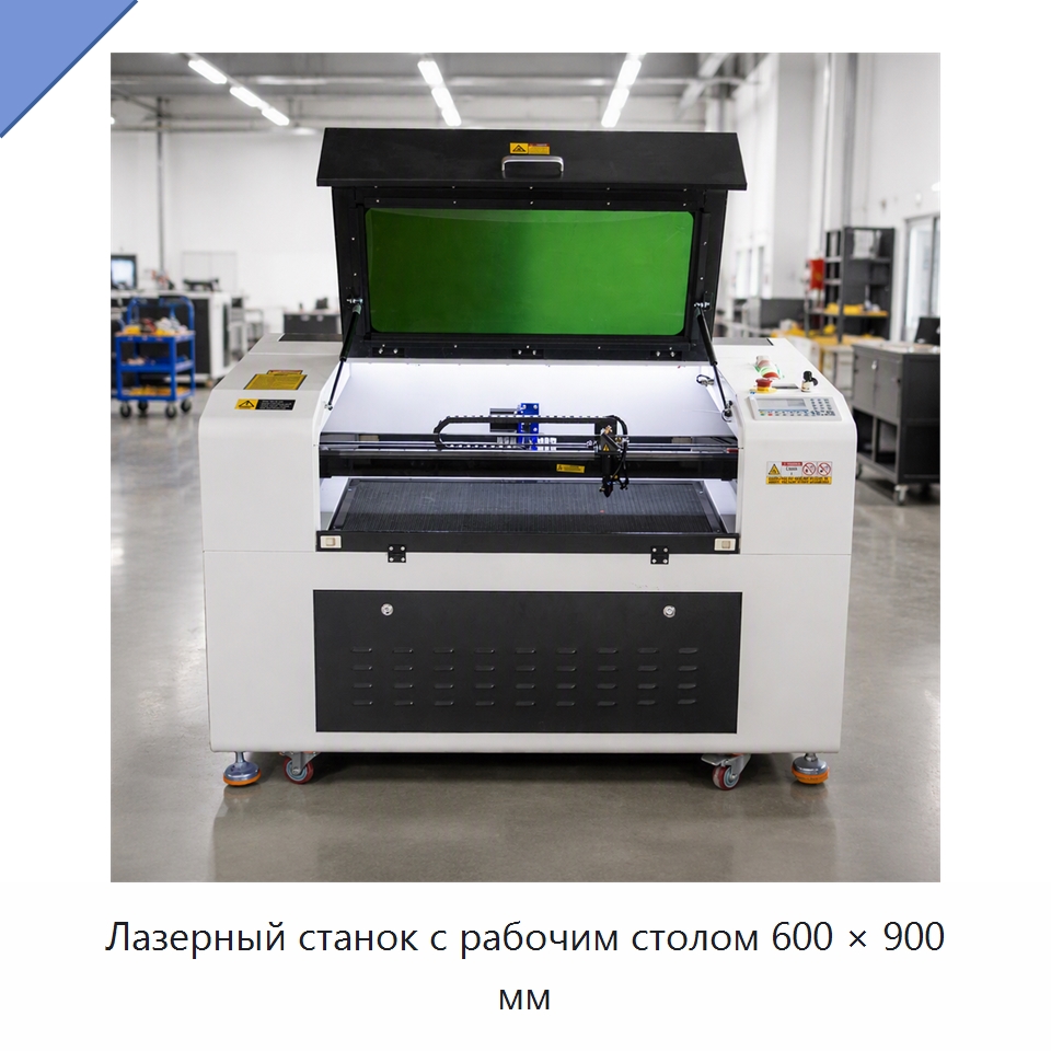 Лазерный станок с рабочим столом 600 × 900 мм — Лазерные гравировальные станки