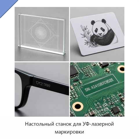 Настольный станок для УФ-лазерной маркировки