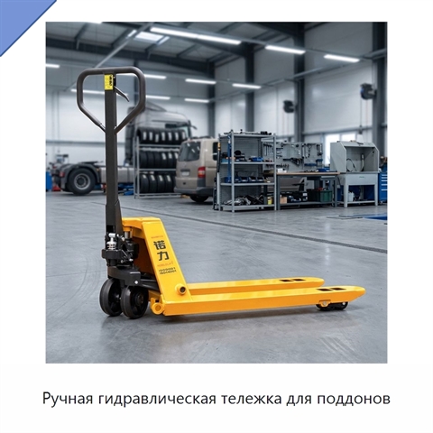 Ручная гидравлическая тележка для поддонов