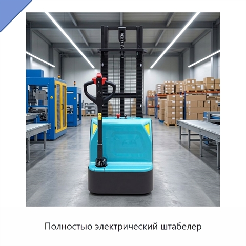 Полностью электрический штабелер