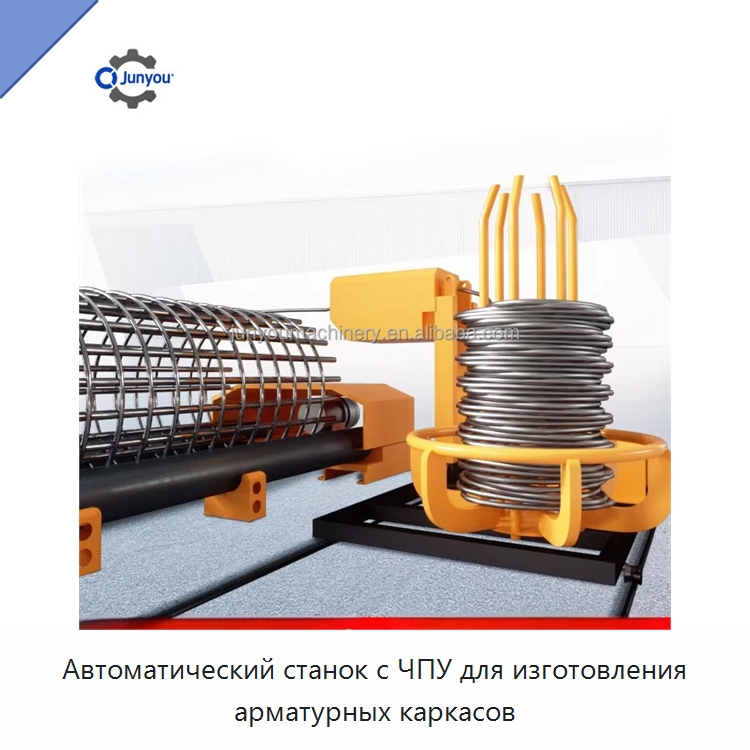Автоматический станок с ЧПУ для изготовления арматурных каркасов — Гибочные станки
