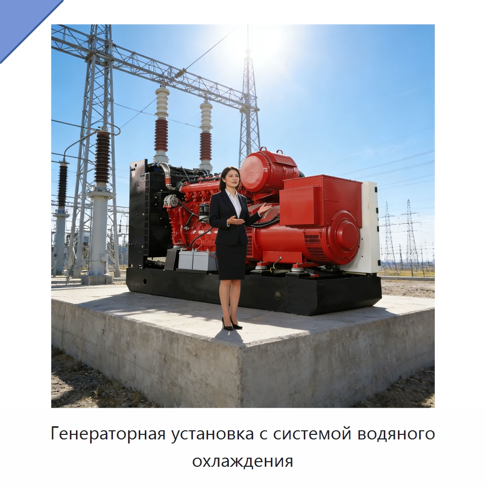 Генераторная установка с системой водяного охлаждения — Дизельные генераторы