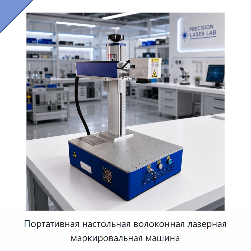 Портативная настольная волоконная лазерная маркировальная машина — Лазерные маркировочные станки