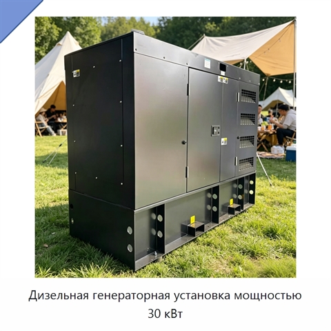 Дизельная генераторная установка мощностью 30 кВт