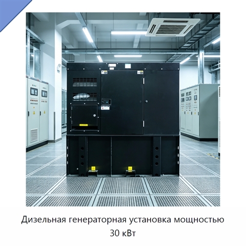 Дизельная генераторная установка мощностью 30 кВт