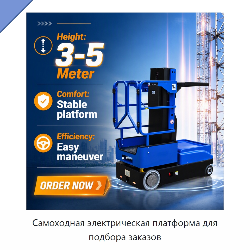 Самоходная электрическая платформа для подбора заказов — Подъемные столы