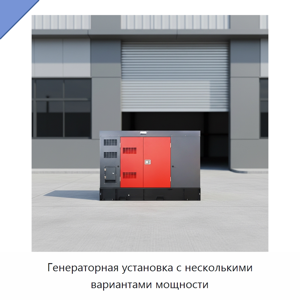 Генераторная установка с несколькими вариантами мощности — Дизельные генераторы
