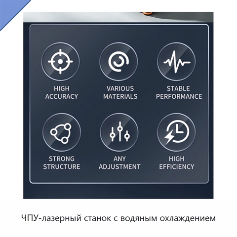 ЧПУ-лазерный станок с водяным охлаждением