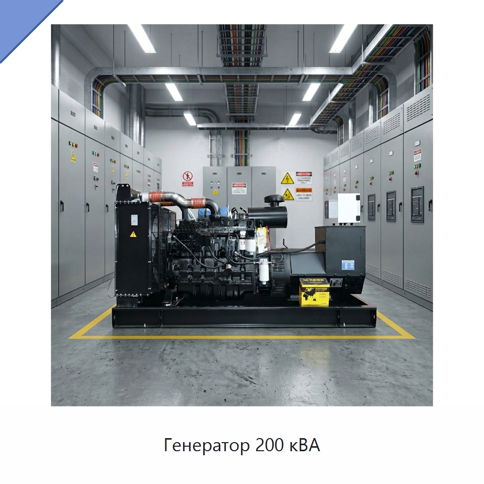 Генератор 200 кВА — Дизельные генераторы