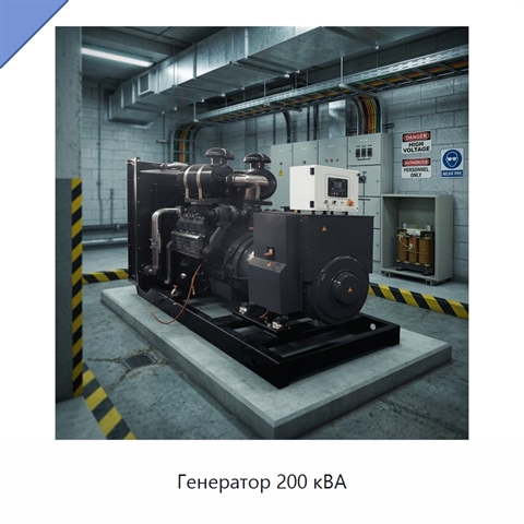Генератор 200 кВА