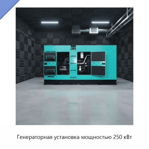 Генераторная установка мощностью 250 кВт