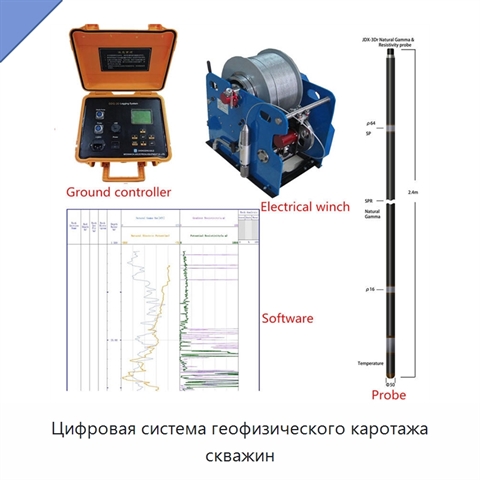 Цифровая система геофизического каротажа скважин