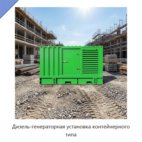 Дизель-генераторная установка контейнерного типа
