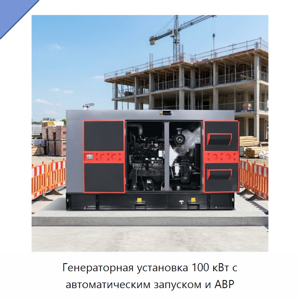 Генераторная установка 100 кВт с автоматическим запуском и АВР — Дизельные генераторы