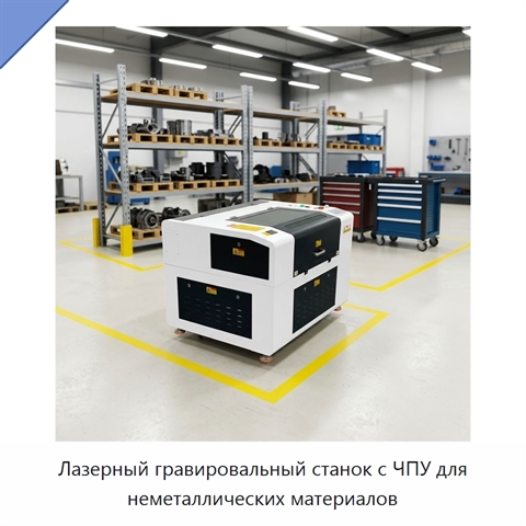 Лазерный гравировальный станок с ЧПУ для неметаллических материалов