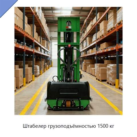 Штабелер грузоподъёмностью 1500 кг