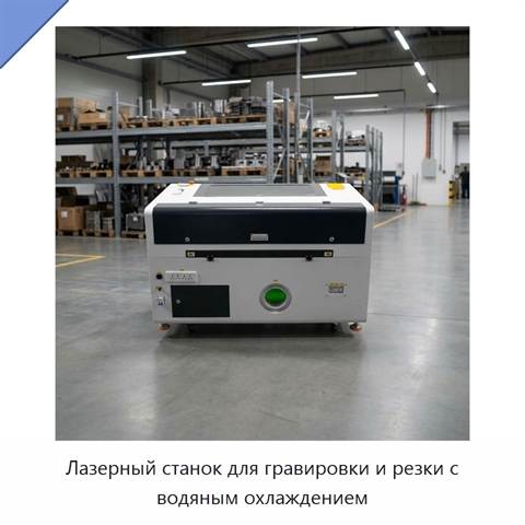 Лазерный станок для гравировки и резки с водяным охлаждением