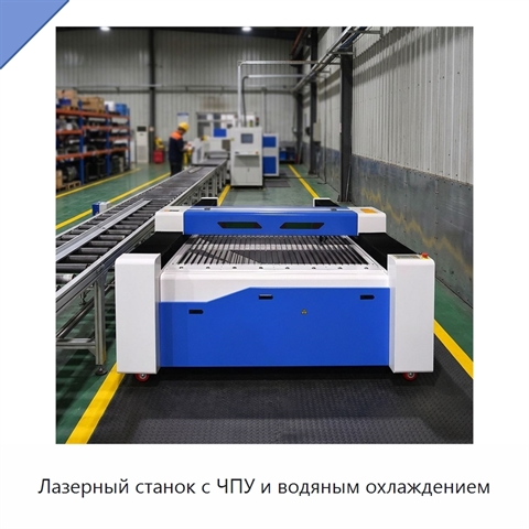 Лазерный станок с ЧПУ и водяным охлаждением