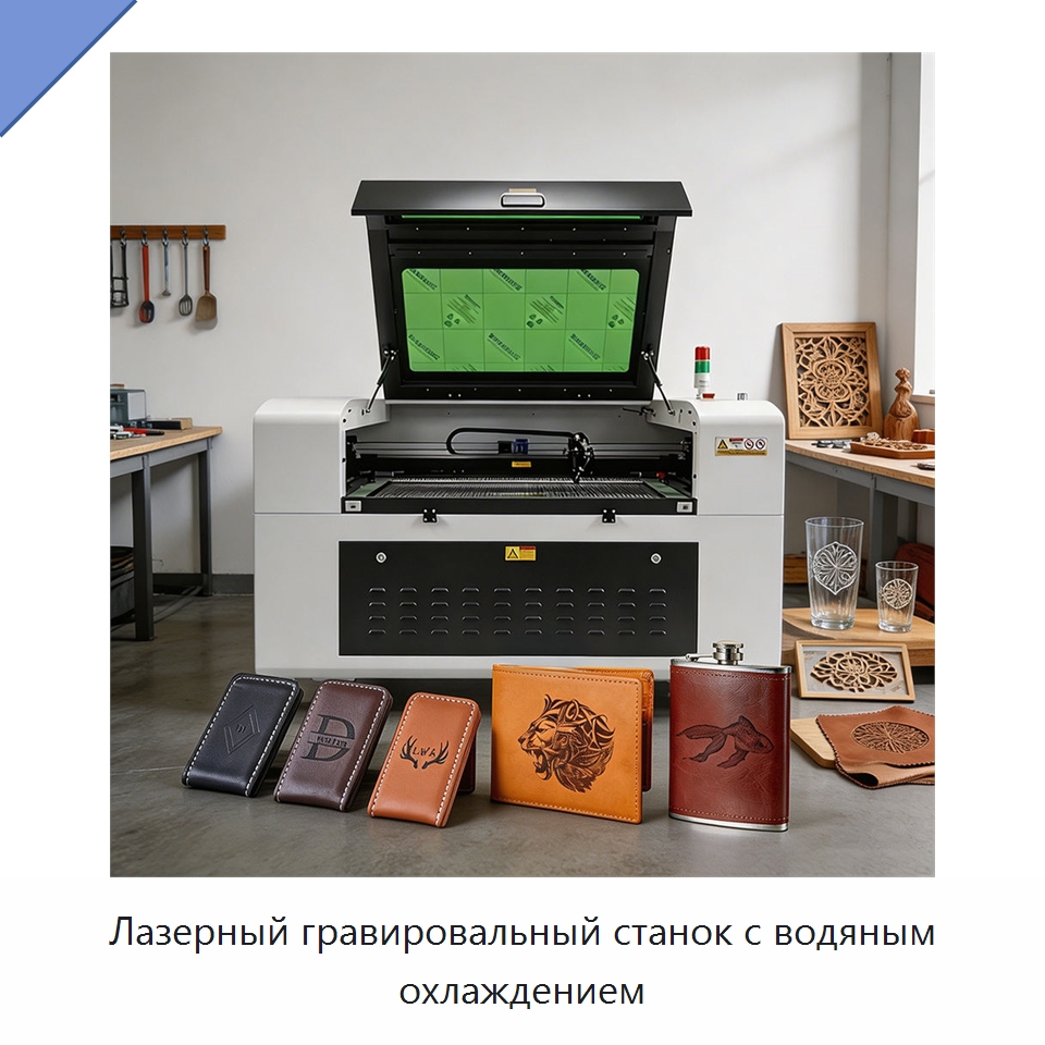 Лазерный гравировальный станок с водяным охлаждением — Лазерные гравировальные станки