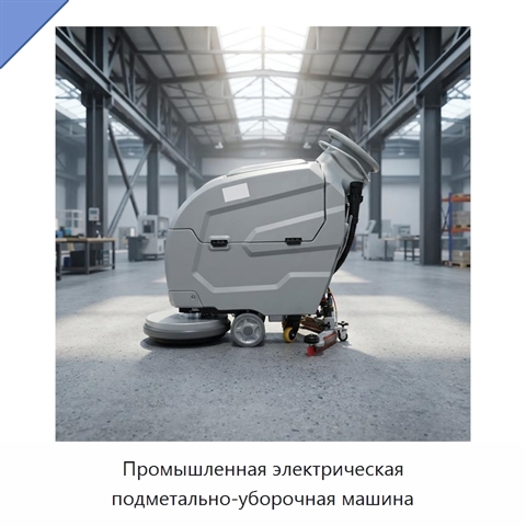Промышленная электрическая подметально-уборочная машина