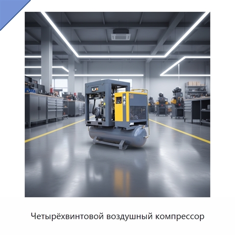 Четырёхвинтовой воздушный компрессор