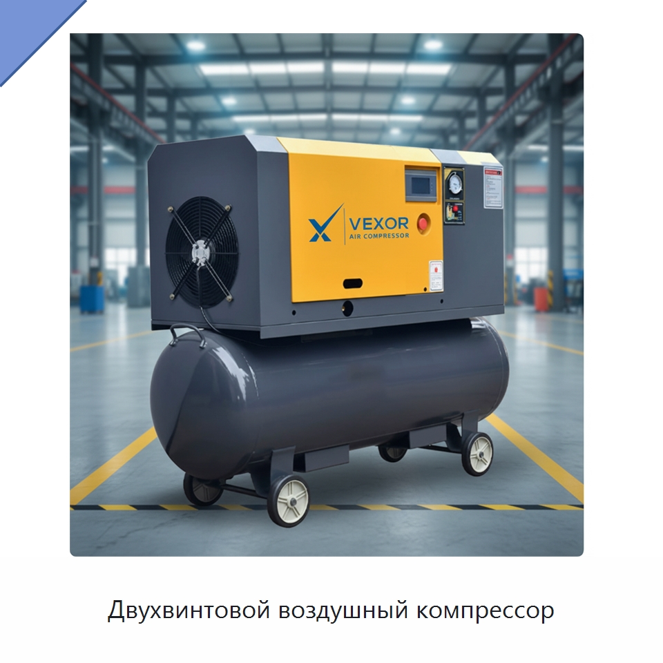 Двухвинтовой воздушный компрессор — Промышленные компрессоры