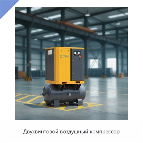Двухвинтовой воздушный компрессор