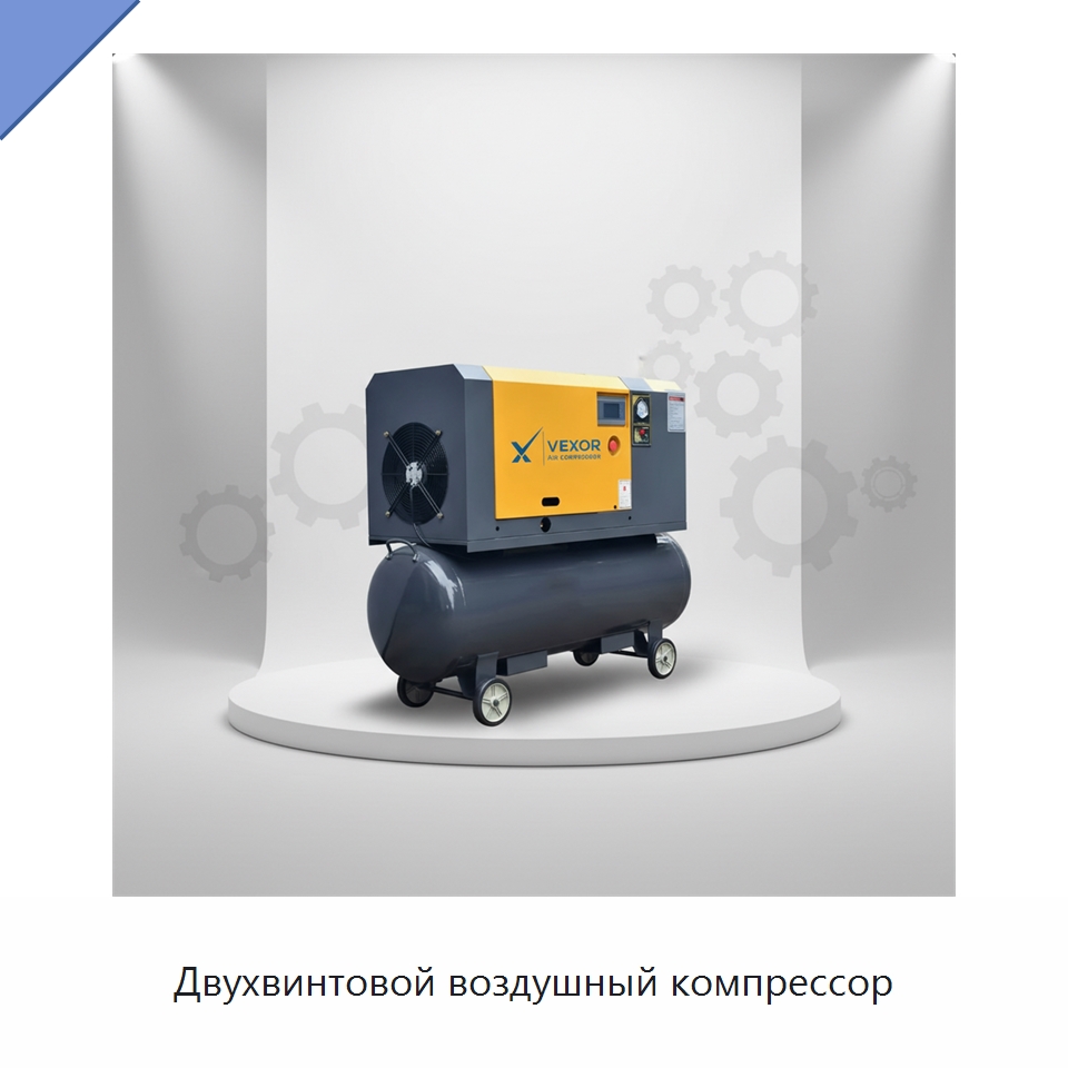 Двухвинтовой воздушный компрессор — Промышленные компрессоры
