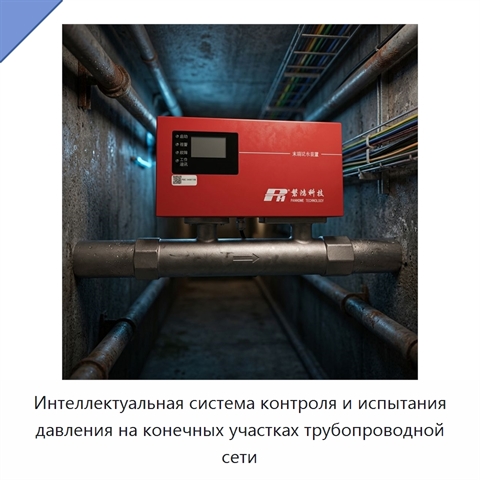 Интеллектуальная система контроля и испытания давления на конечных участках трубопроводной сети