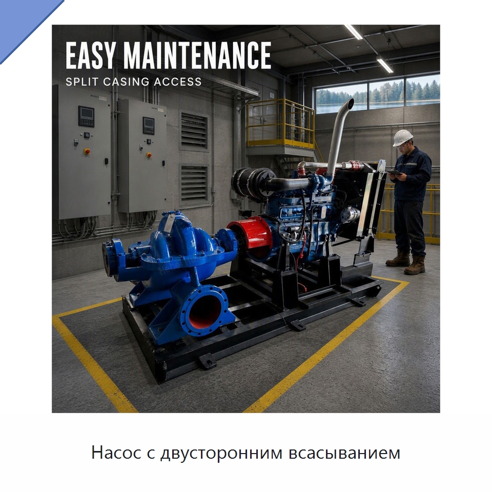 Насос с двусторонним всасыванием — Насосы