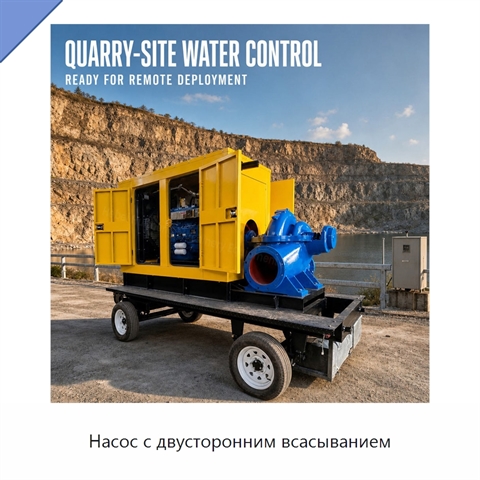Насос с двусторонним всасыванием