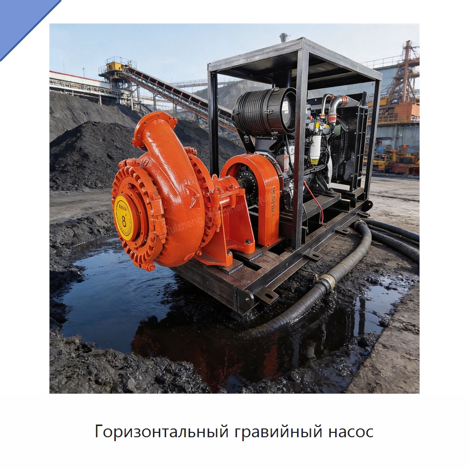 Горизонтальный гравийный насос — Насосы