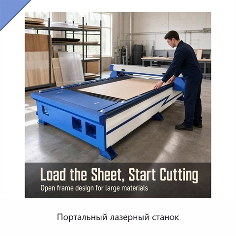 Портальный лазерный станок