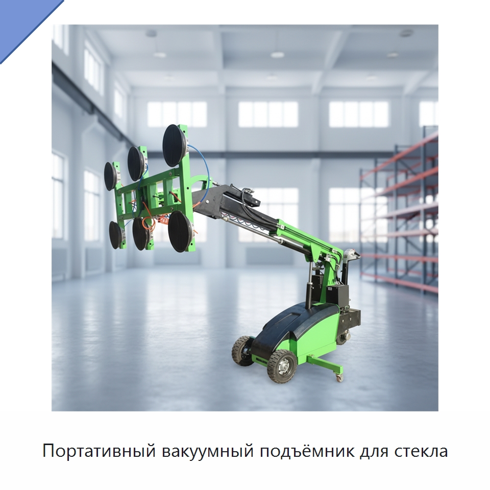 Портативный вакуумный подъёмник для стекла — Оборудование для производства стекла