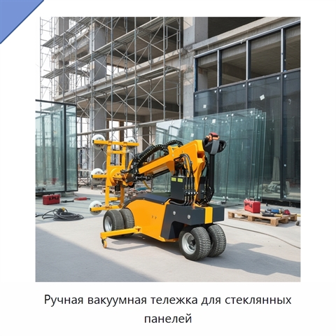 Ручная вакуумная тележка для стеклянных панелей